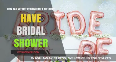 Perfect Timing: When to Host the Bride's Bridal Shower Before Wedding