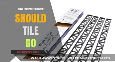 How Far Past the Shower Should Tile Extend? A Guide
