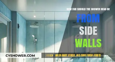 Optimal Shower Head Placement: Distance from Side Walls Explained