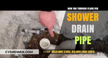 Optimal Shower Drain Pipe Depth: Through-Floor Installation Guide