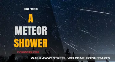 Meteor Shower Speeds: Unveiling the Cosmic Velocity of Shooting Stars