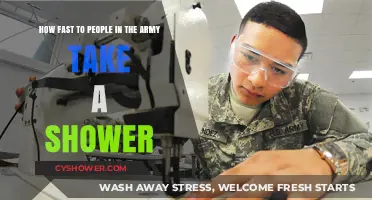 Army Shower Speed: How Quickly Do Soldiers Clean Up?