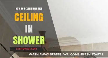 Easy Tips for Cleaning High Tile Shower Ceilings Effortlessly