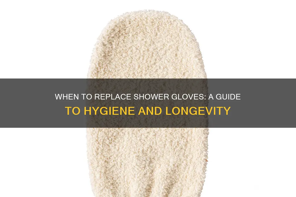 how frequently should you replace shower gloves