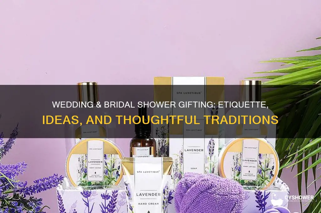 how gifting works for weddings and bridal shower