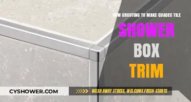 Mastering Quadec Tile Shower Box Trim with Perfect Grouting Techniques