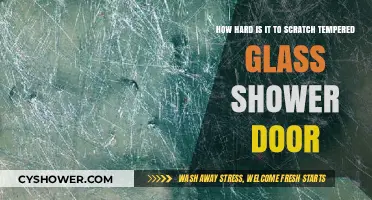 Scratching Tempered Glass Shower Doors: Difficulty Level and Prevention Tips