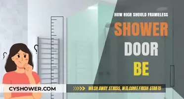 Ideal Height for Frameless Shower Doors: A Comprehensive Guide