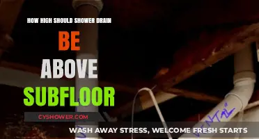Optimal Shower Drain Height: Above Subfloor Installation Guide