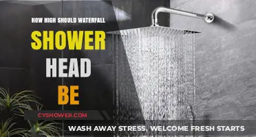 Optimal Height for Waterfall Shower Heads: A Comfort Guide
