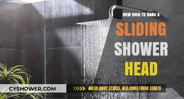 Optimal Height for Hanging a Sliding Shower Head: A Guide