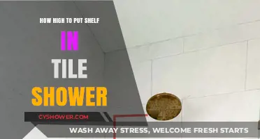 Optimal Shelf Height for Tile Showers: A Practical Guide