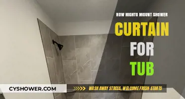 Perfect Shower Curtain Height: Tips for Tub Mounting
