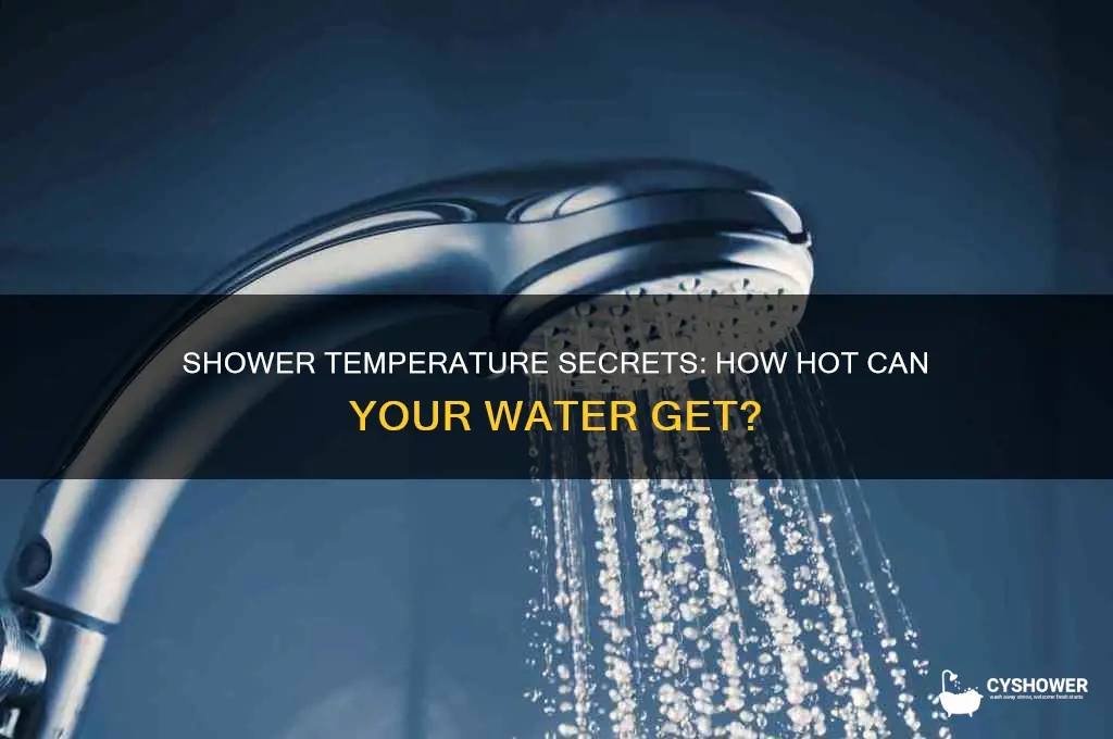 how hot does the hot water gets in the shower