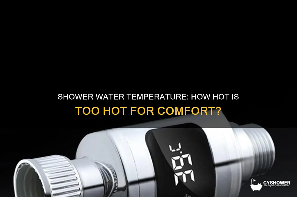 how hot is the water in a shower
