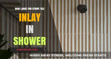 Choosing the Right Size for Stripe Tile Inlay in Your Shower