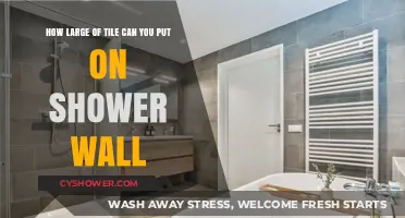 Choosing the Right Tile Size for Your Shower Wall Installation