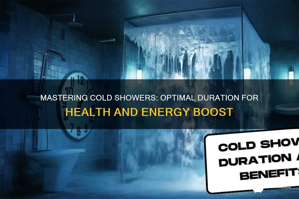 how log to take a cold shower
