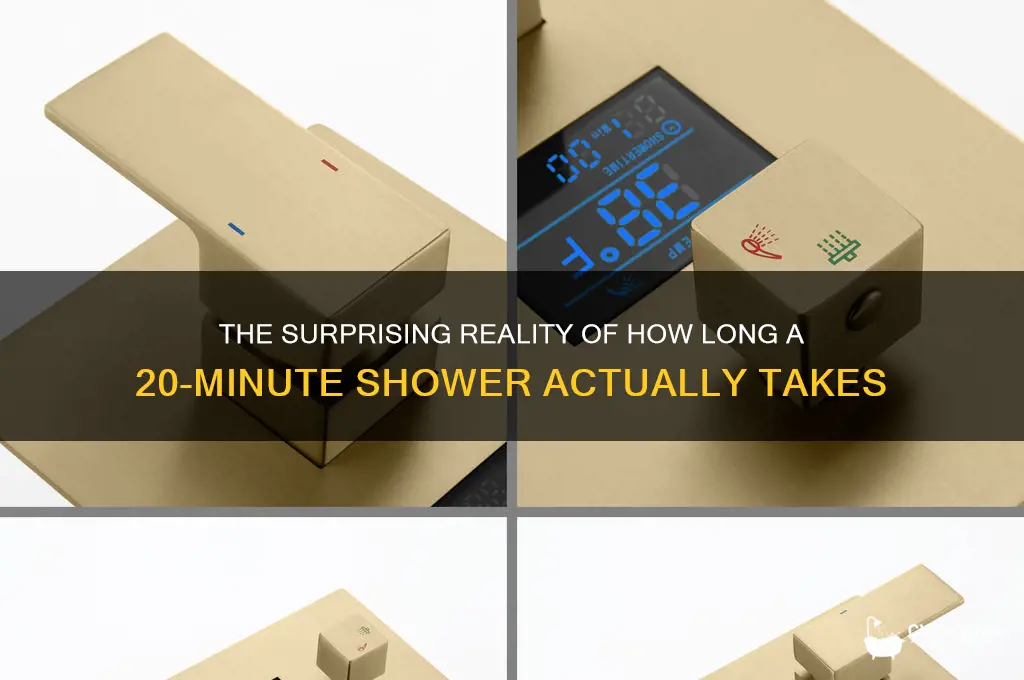 how long a 20 min shower take
