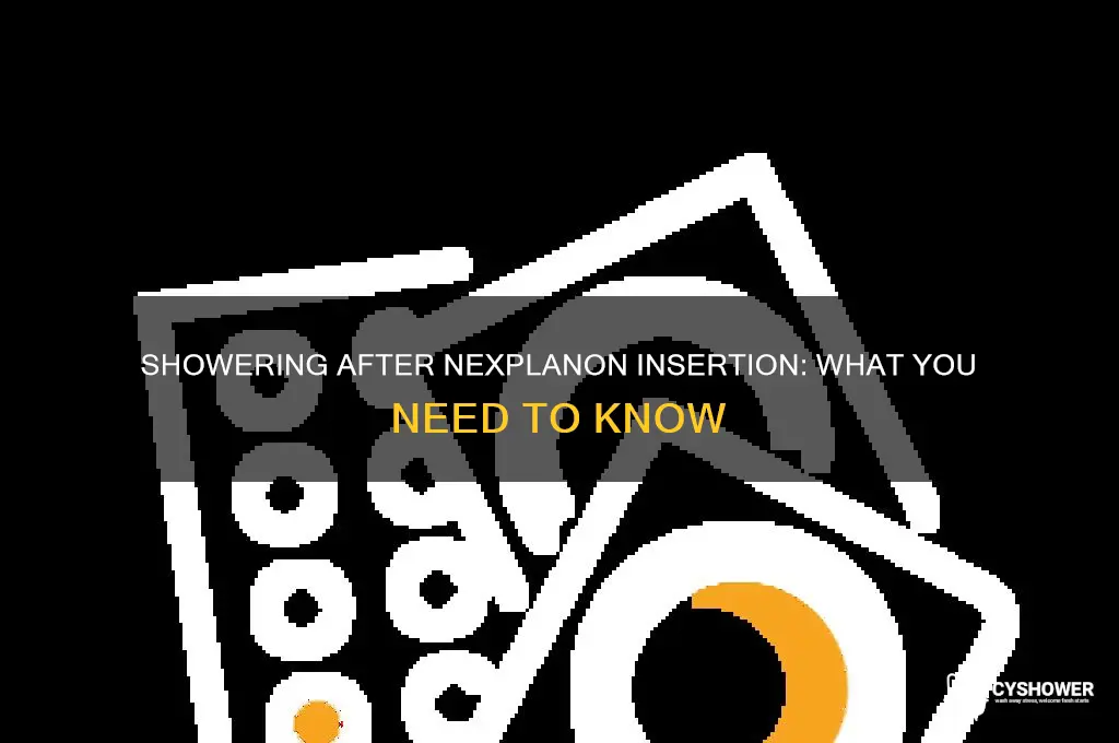 how long after getting nexplanon can i shower