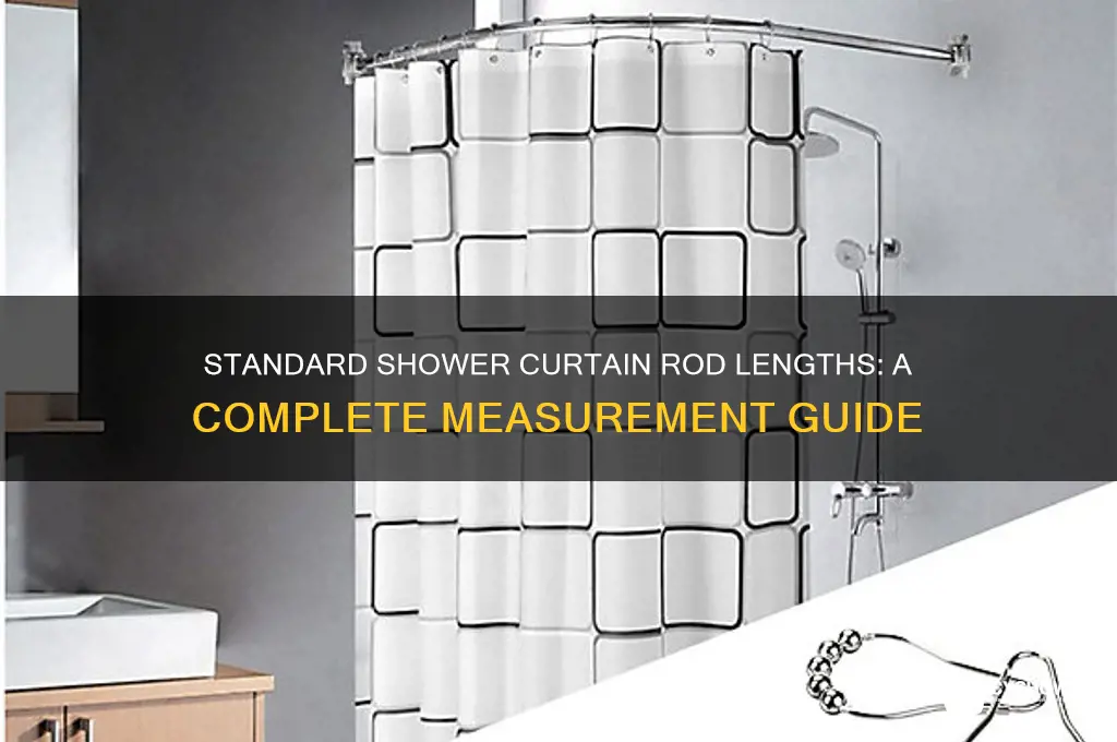 how long are shower curtain rods