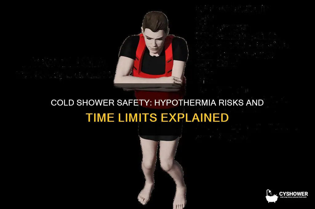how long can you take a cold shower before hypothermia