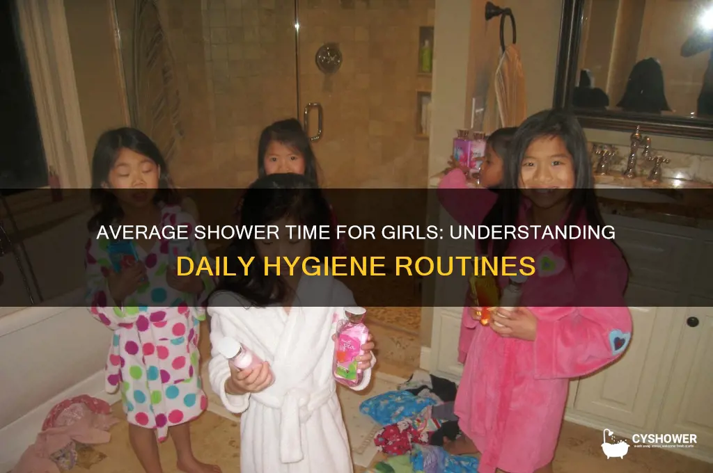 how long do girls take to shower