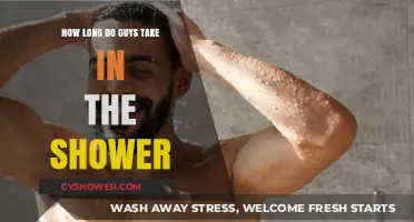 Average Shower Time for Men: How Long Do Guys Really Take?
