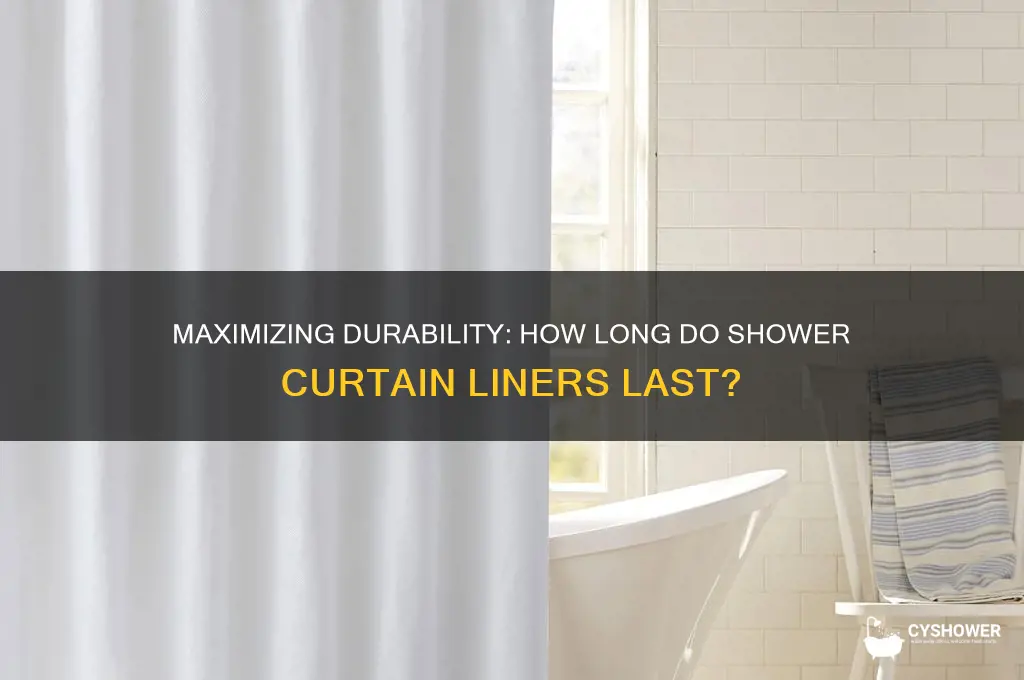 how long do shower curtain liners last