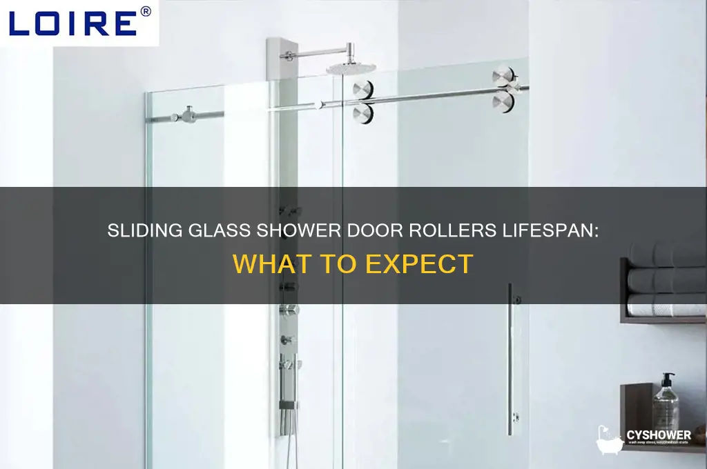 how long do sliding glass shower door rollers last