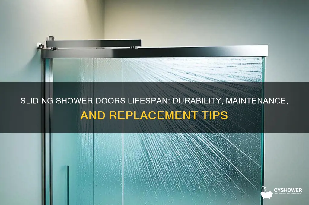 how long do sliding shower doors last