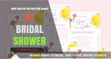 Perfect Timing for Bridal Shower Games: How Long to Plan