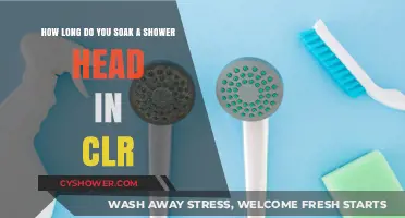 Effective CLR Soaking Time for a Sparkling Clean Shower Head