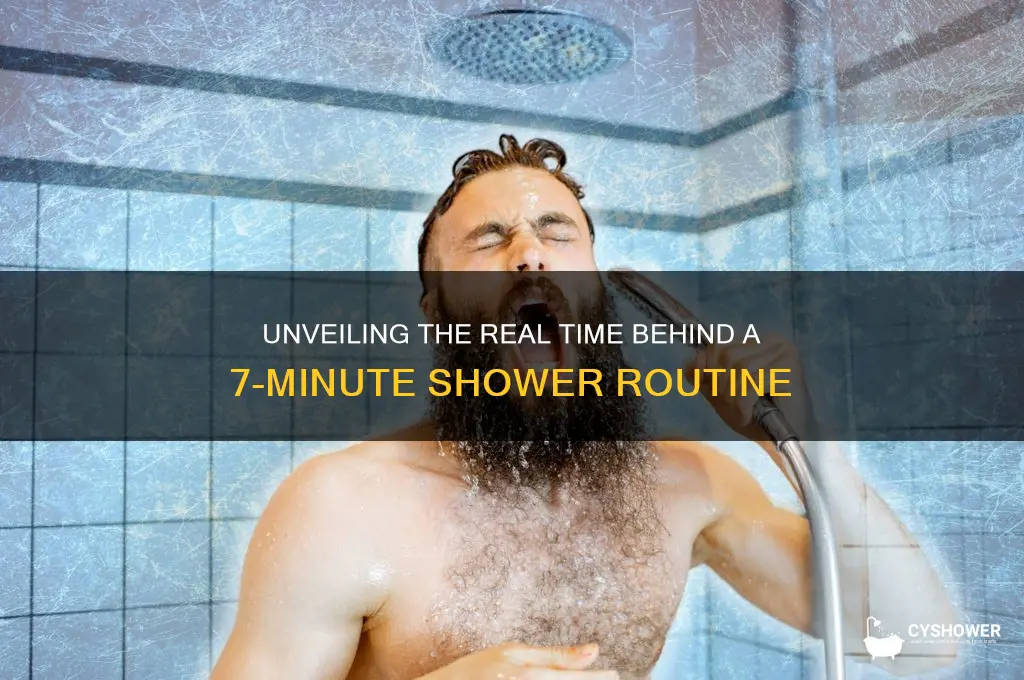 how long does a 7 min shower take