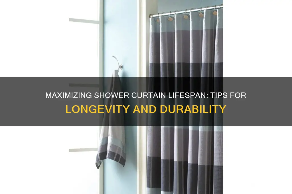how long does a shower curtain last
