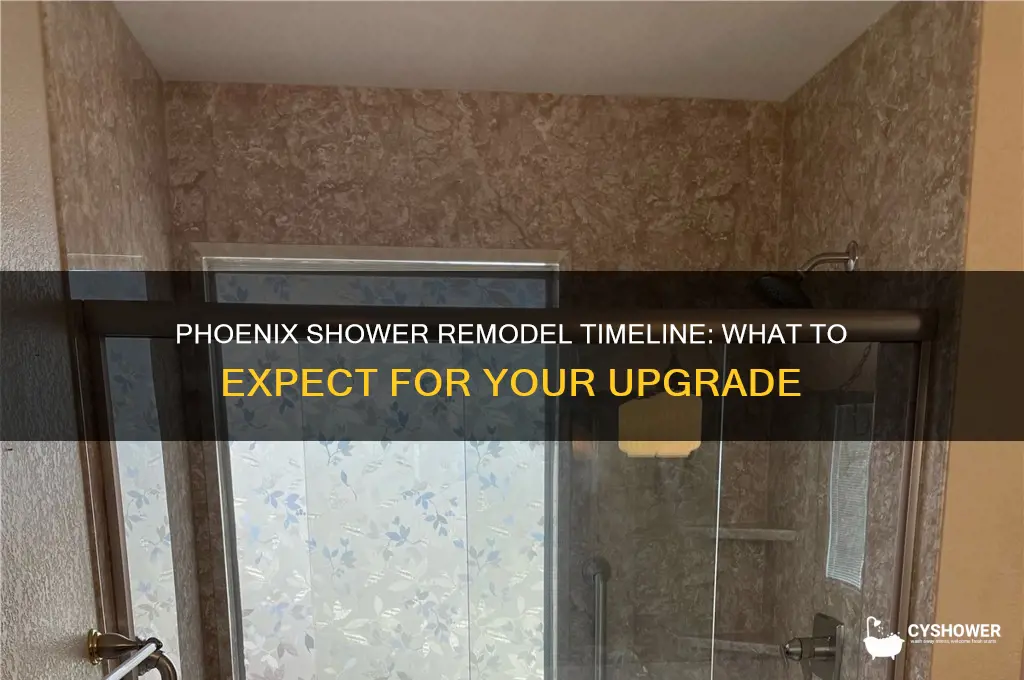 how long does a shower remodel take in phoenix az