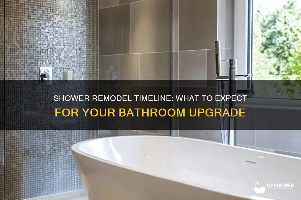 how long does a shower remodel take