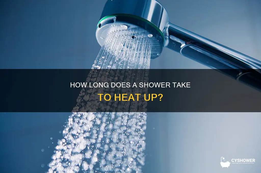how long does a shower take to heat up