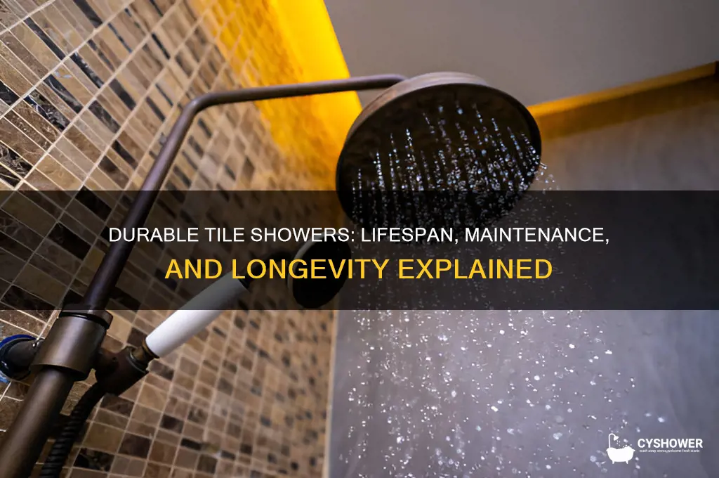 how long does a tile shower last