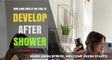 B.Tan Development Time: Post-Shower Results and When to Expect Them