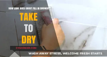 Shower Grout Drying Time: How Long Does It Take?