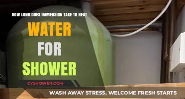 Immersion Heater Shower Time: How Long to Heat Water?