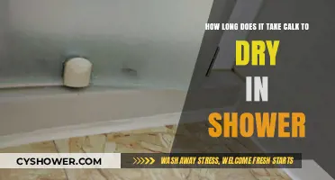 Calk Drying Time in Showers: What to Expect and Tips