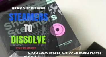 Shower Steamers: Understanding Their Dissolution Time and Factors