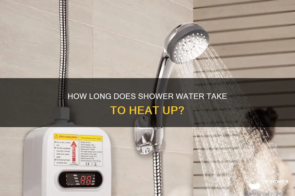 how long does it take shower water to get hot