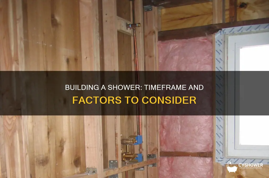 how long does it take to build a shower