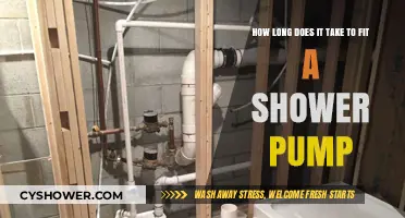 Fitting a Shower Pump: Timeframe and Installation Process Explained