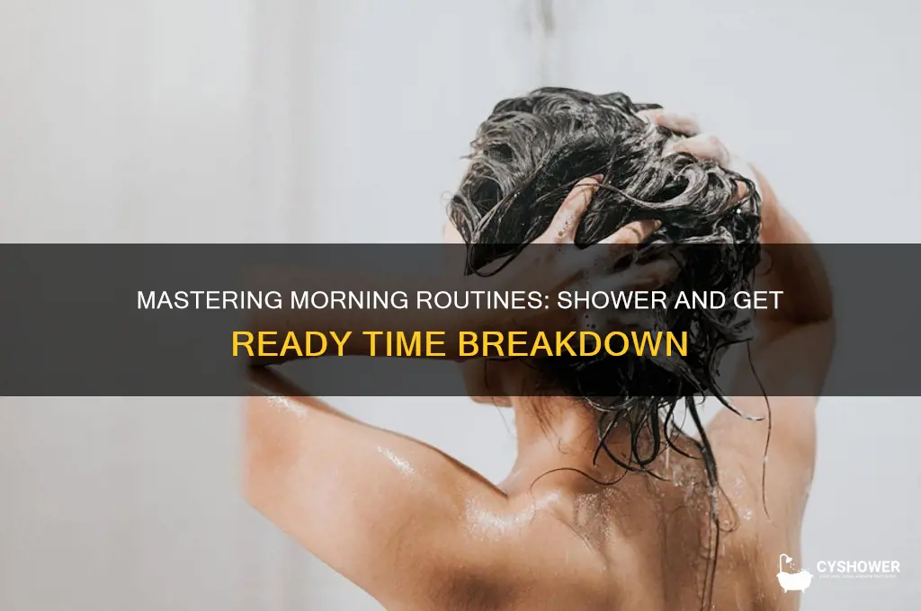 how long does it take to shower and get ready