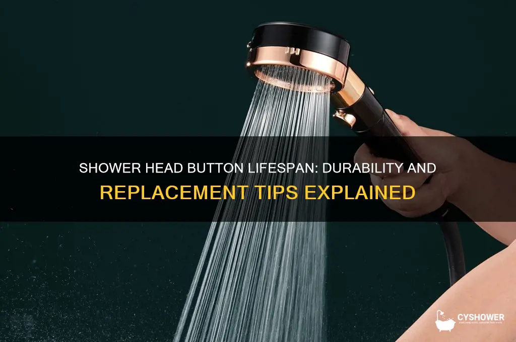 how long does shower head button last