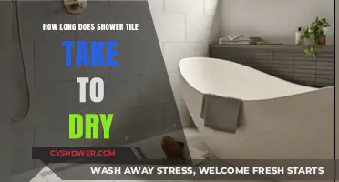 Shower Tile Drying Time: Factors Affecting Complete Dryness and Curing